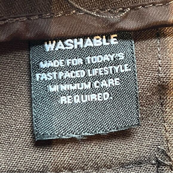 Larry Levine Stretch pants Size 10 Chocolate NWT 5 pockets belt loops - Picture 11 of 11